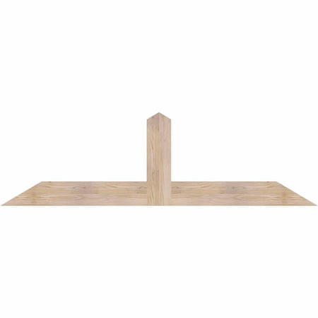 Ekena Millwork Portland Smooth Timber Gable Bracket, Douglas Fir, 72"W x 21"H x 1 1/2"D x 5 1/2"F, 7/12 Pitch GBW072X21X0206POR00SDF